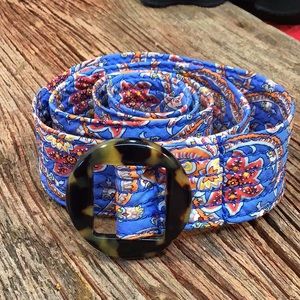 J Crew silk belt